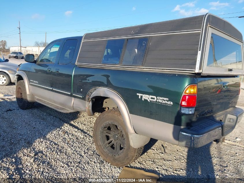 2001 Toyota Tundra Ltd V8 VIN: 5TBBT48121S185244 Lot: 40936267