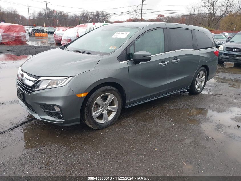 2018 Honda Odyssey Ex-L VIN: 5FNRL6H74JB009192 Lot: 40936318