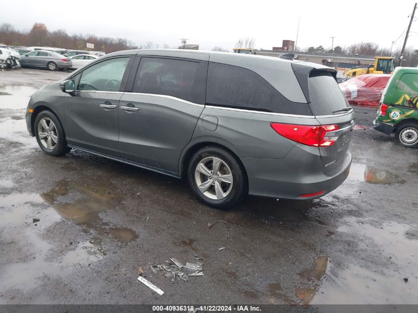 2018 Honda Odyssey Ex-L VIN: 5FNRL6H74JB009192 Lot: 40936318