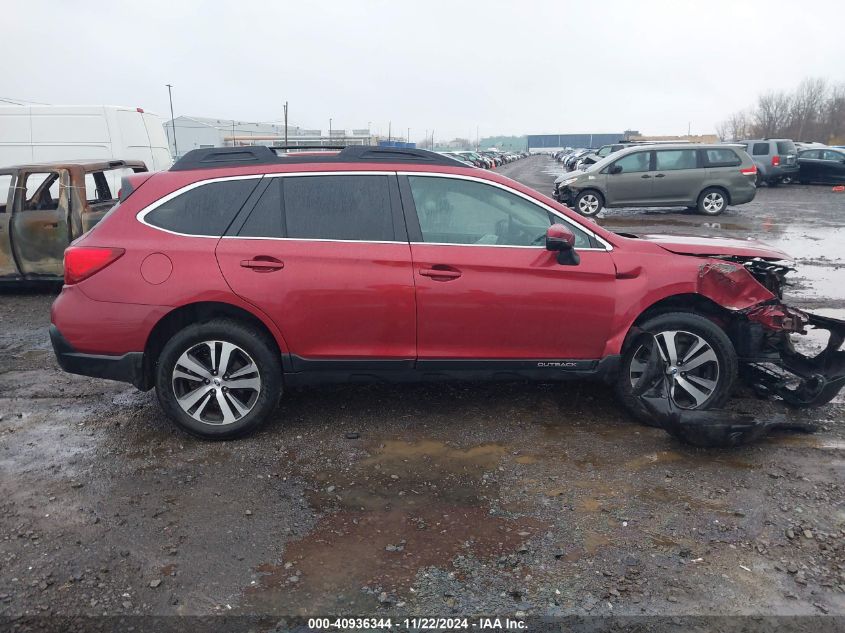 2018 Subaru Outback 2.5I Limited VIN: 4S4BSANCXJ3363820 Lot: 40936344