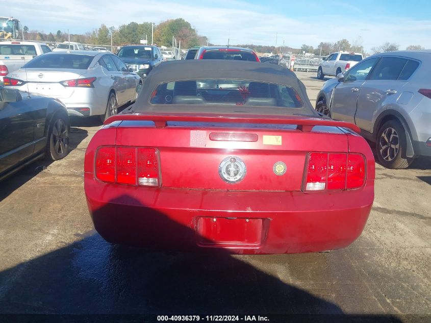 2006 Ford Mustang V6 VIN: 1ZVFT84N365151333 Lot: 40936379