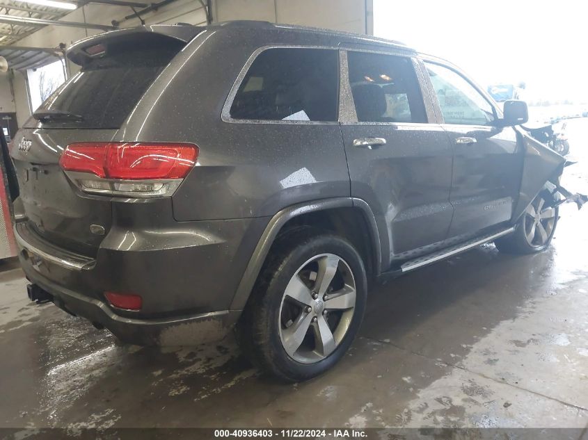 2014 Jeep Grand Cherokee Overland VIN: 1C4RJFCG0EC279343 Lot: 40936403