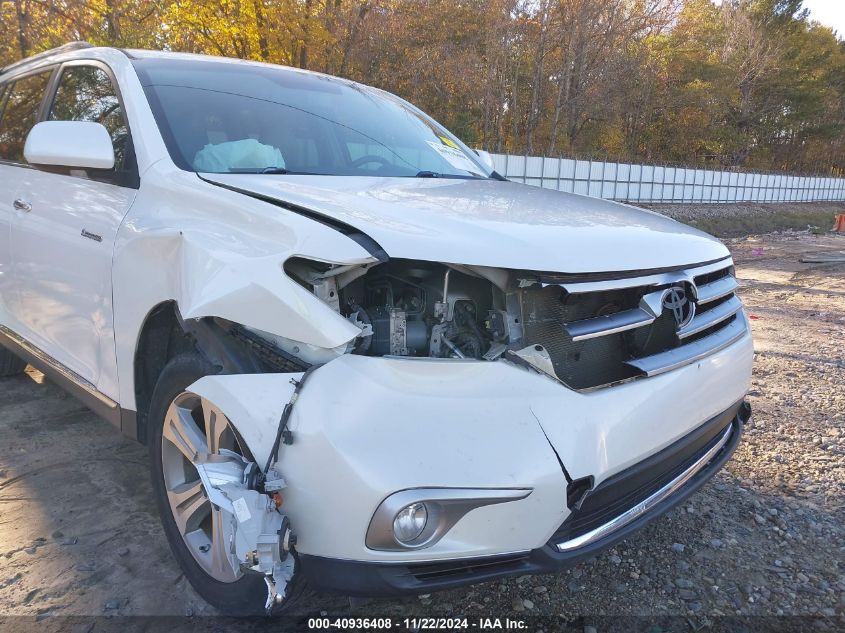 2013 Toyota Highlander Limited V6 VIN: 5TDYK3EH4DS128001 Lot: 40936408