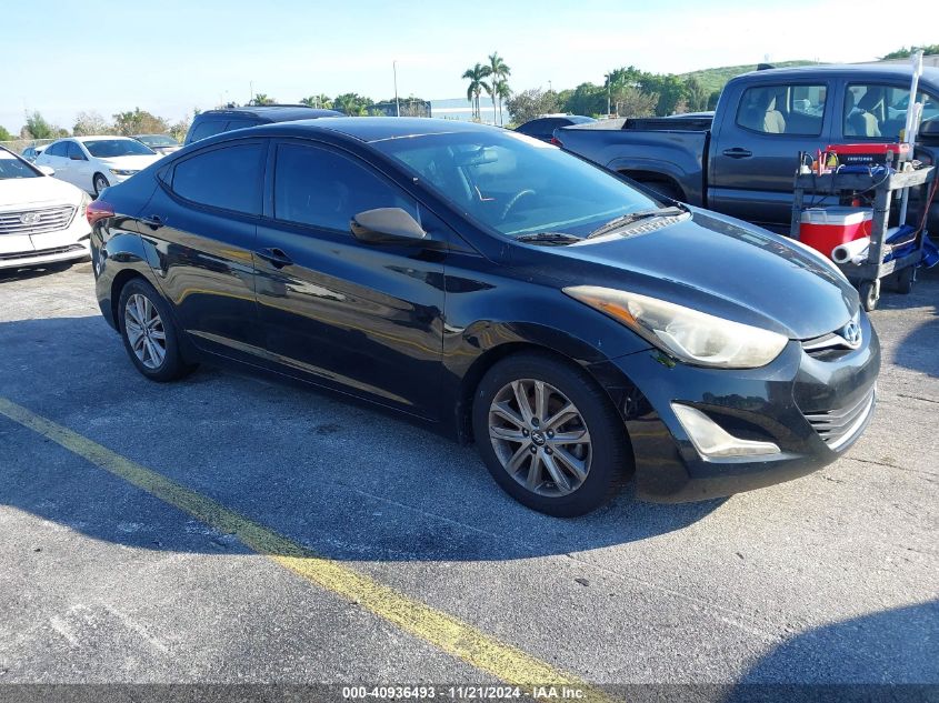 2014 Hyundai Elantra Se VIN: 5NPDH4AE5EH479926 Lot: 40936493