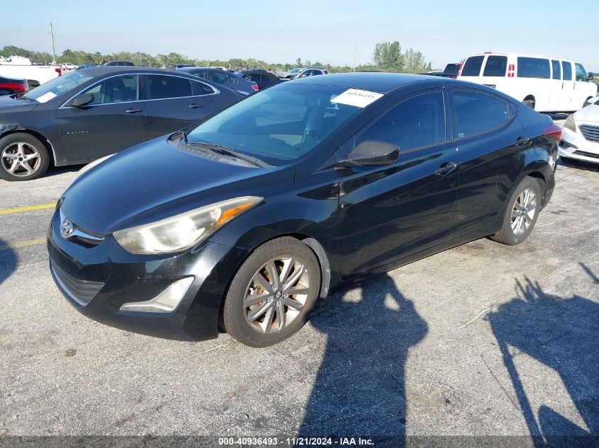 2014 Hyundai Elantra Se VIN: 5NPDH4AE5EH479926 Lot: 40936493