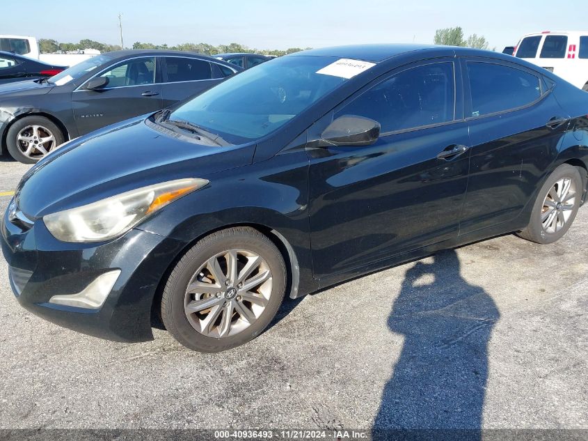 2014 Hyundai Elantra Se VIN: 5NPDH4AE5EH479926 Lot: 40936493