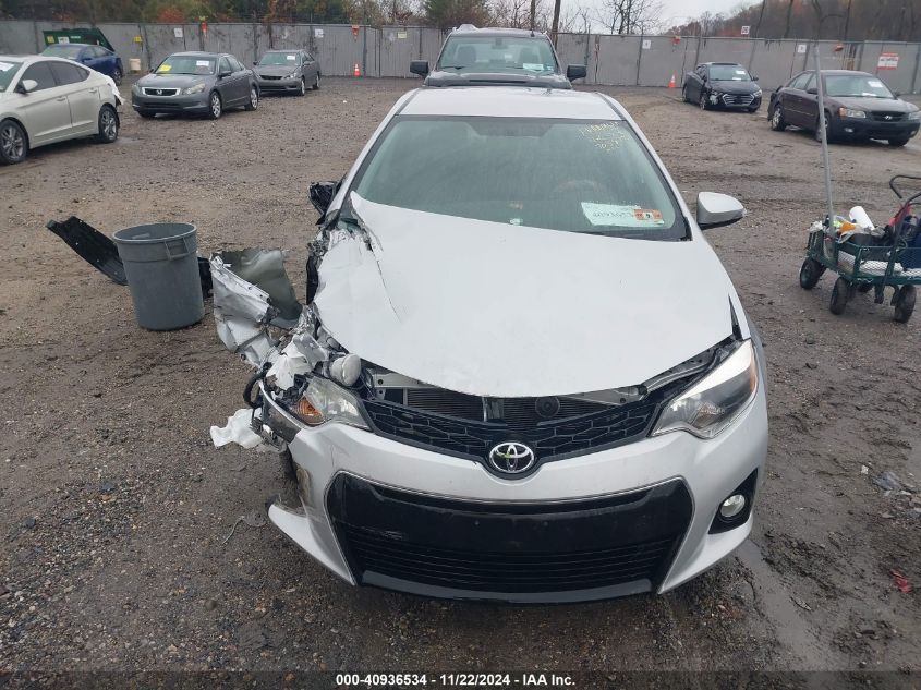 2015 Toyota Corolla S Plus VIN: 2T1BURHE8FC452939 Lot: 40936534