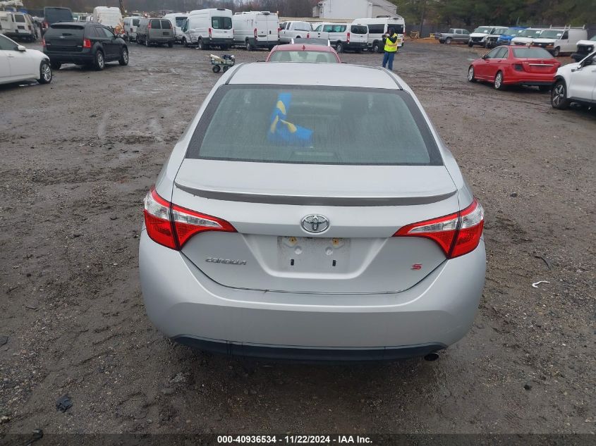 2015 Toyota Corolla S Plus VIN: 2T1BURHE8FC452939 Lot: 40936534