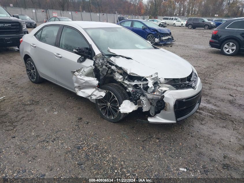 2015 Toyota Corolla S Plus VIN: 2T1BURHE8FC452939 Lot: 40936534