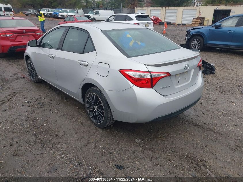 2015 Toyota Corolla S Plus VIN: 2T1BURHE8FC452939 Lot: 40936534