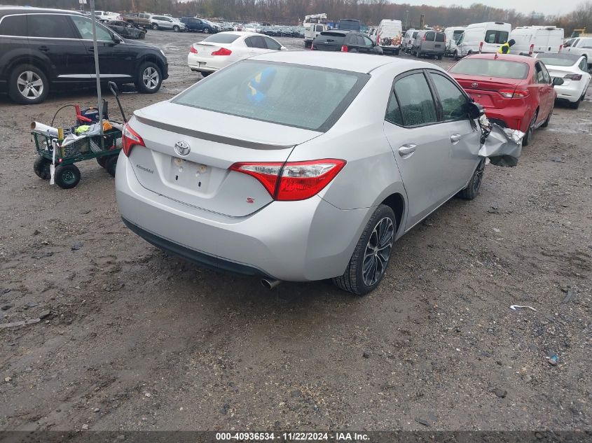 2015 Toyota Corolla S Plus VIN: 2T1BURHE8FC452939 Lot: 40936534