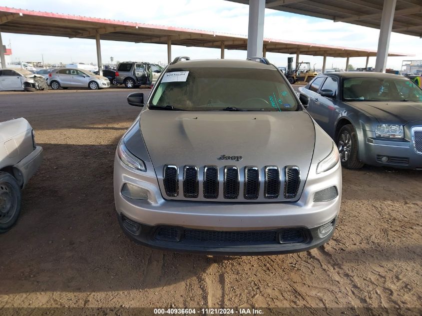 2016 Jeep Cherokee Sport VIN: 1C4PJLAB7GW190304 Lot: 40936604