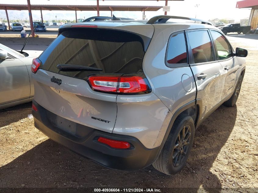 2016 Jeep Cherokee Sport VIN: 1C4PJLAB7GW190304 Lot: 40936604