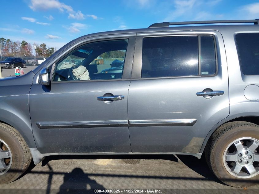 2009 Honda Pilot Touring VIN: 5FNYF38969B011525 Lot: 40936625