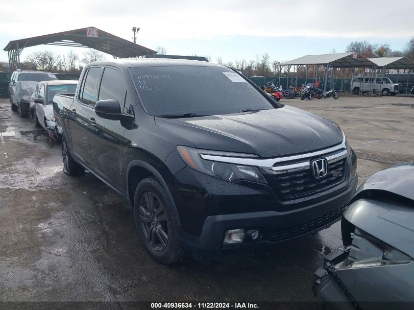 2017 Honda Ridgeline Sport VIN: 5FPYK3F18HB007619 Lot: 40936634