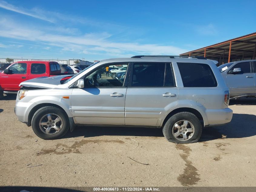 2007 Honda Pilot Ex-L VIN: 5FNYF28787B011726 Lot: 40936673