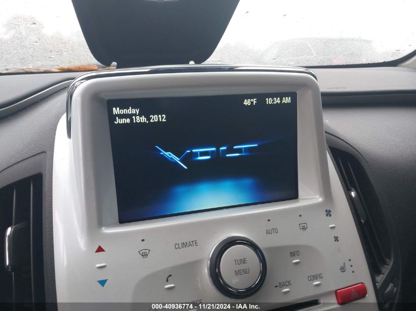 2013 CHEVROLET VOLT VIN: 1G1RC6E49DU144456