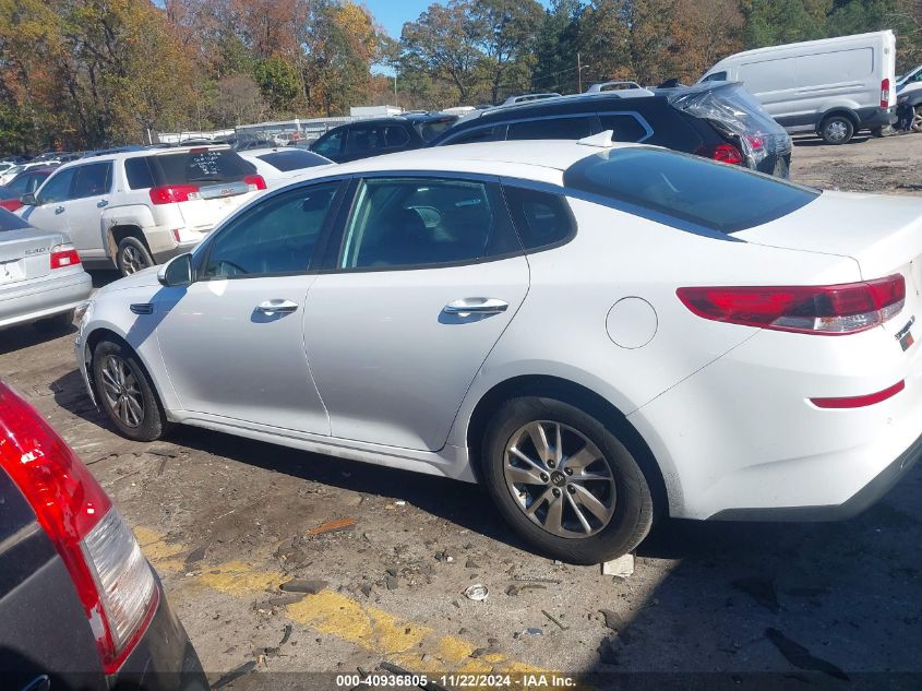 2019 Kia Optima Lx VIN: 5XXGT4L31KG279284 Lot: 40936805