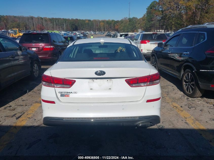 2019 Kia Optima Lx VIN: 5XXGT4L31KG279284 Lot: 40936805