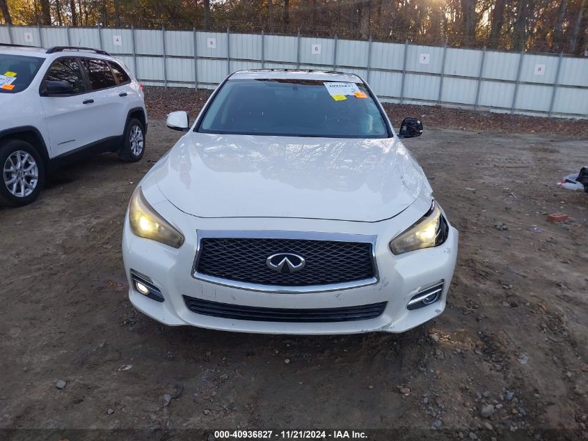 2014 Infiniti Q50 Premium VIN: JN1BV7AP7EM684627 Lot: 40936827