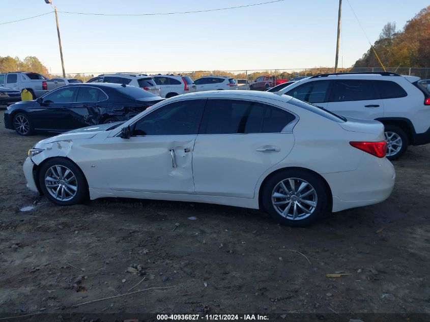 2014 Infiniti Q50 Premium VIN: JN1BV7AP7EM684627 Lot: 40936827