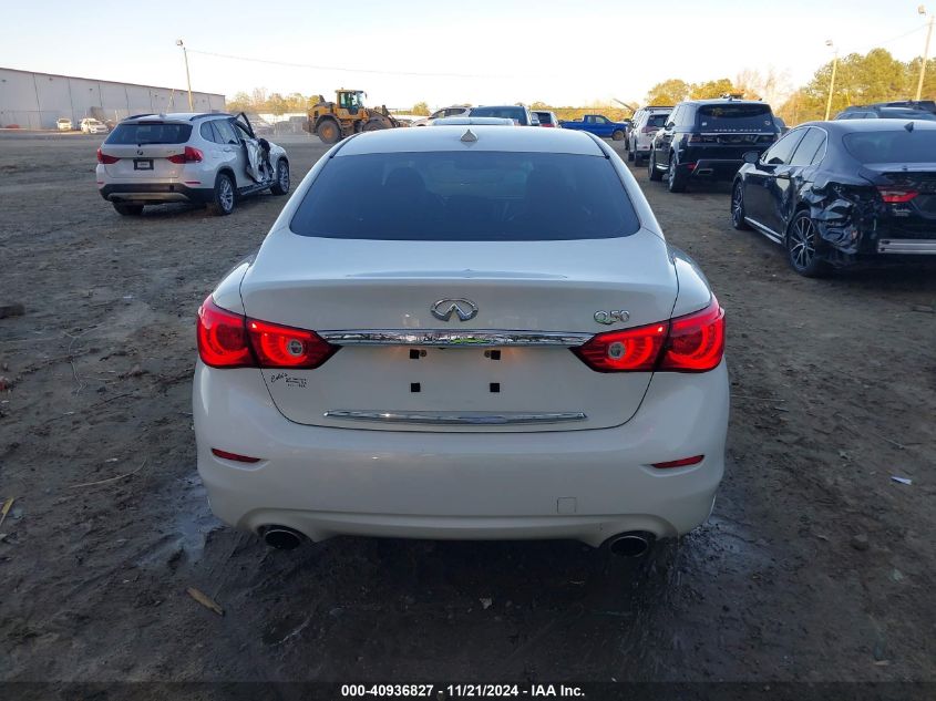 2014 Infiniti Q50 Premium VIN: JN1BV7AP7EM684627 Lot: 40936827