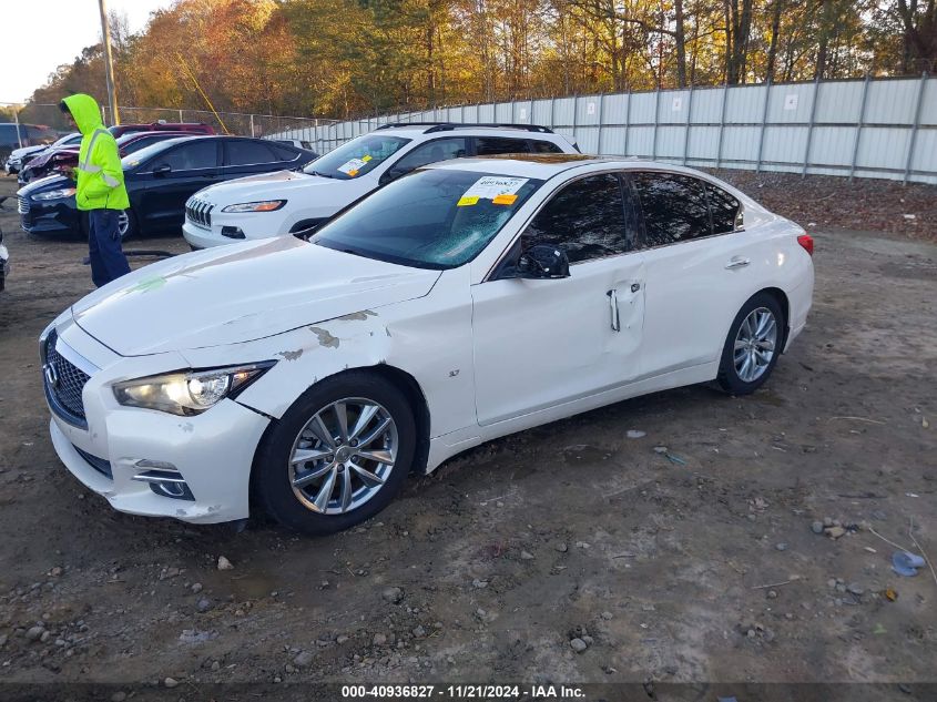 2014 Infiniti Q50 Premium VIN: JN1BV7AP7EM684627 Lot: 40936827