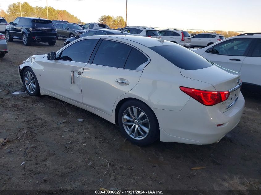 2014 Infiniti Q50 Premium VIN: JN1BV7AP7EM684627 Lot: 40936827