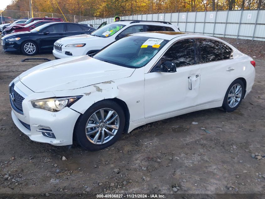 2014 Infiniti Q50 Premium VIN: JN1BV7AP7EM684627 Lot: 40936827