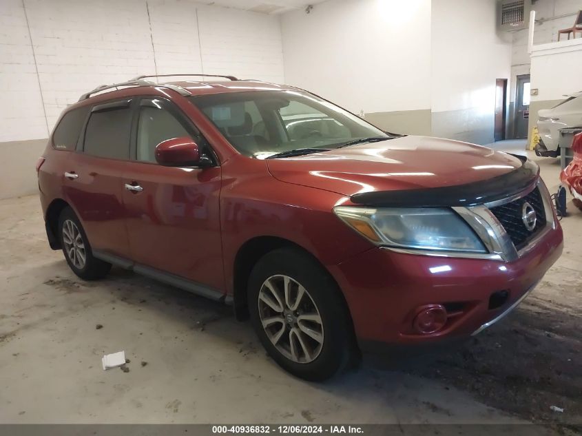 2014 Nissan Pathfinder Sv VIN: 5N1AR2MM2EC714233 Lot: 40936832