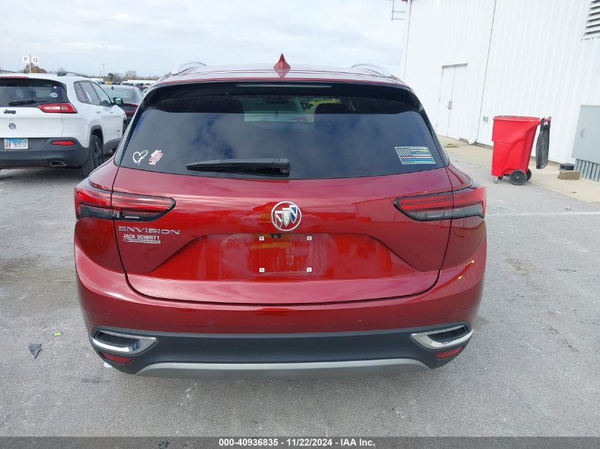 2021 Buick Envision Fwd Essence VIN: LRBFZNR4XMD100977 Lot: 40936835