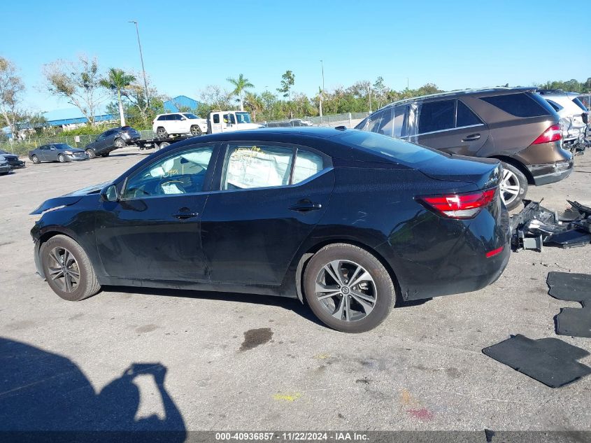 2022 Nissan Sentra Sv Xtronic Cvt VIN: 3N1AB8CV9NY206261 Lot: 40936857