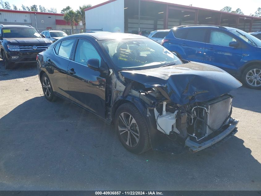 2022 Nissan Sentra Sv Xtronic Cvt VIN: 3N1AB8CV9NY206261 Lot: 40936857