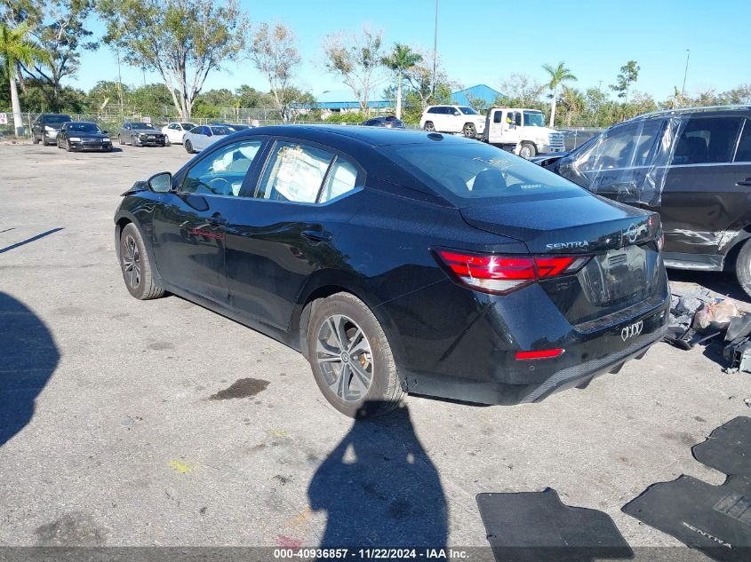 2022 Nissan Sentra Sv Xtronic Cvt VIN: 3N1AB8CV9NY206261 Lot: 40936857