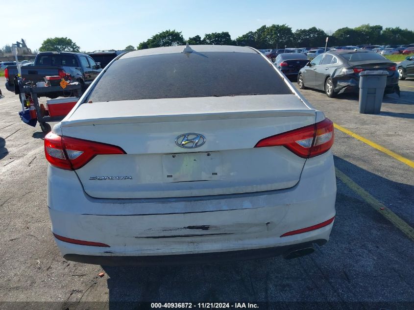 2016 Hyundai Sonata VIN: 5NPE24AF2GH410600 Lot: 40936872