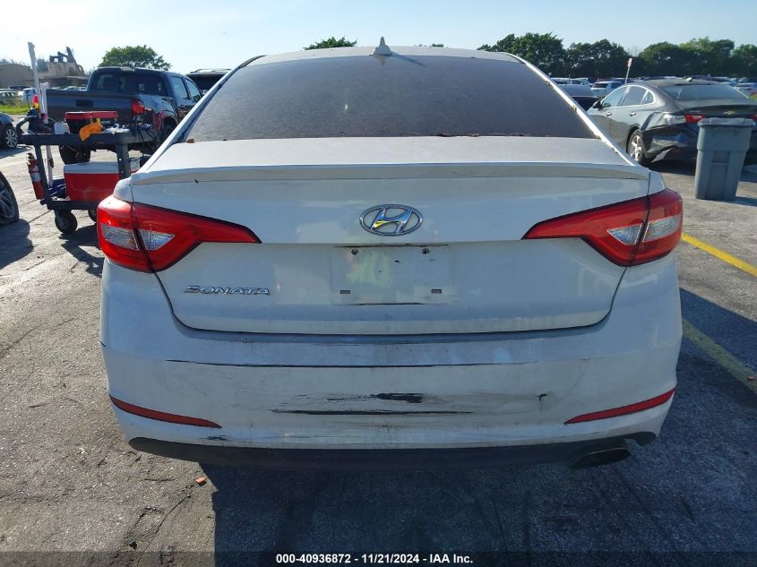 2016 Hyundai Sonata VIN: 5NPE24AF2GH410600 Lot: 40936872