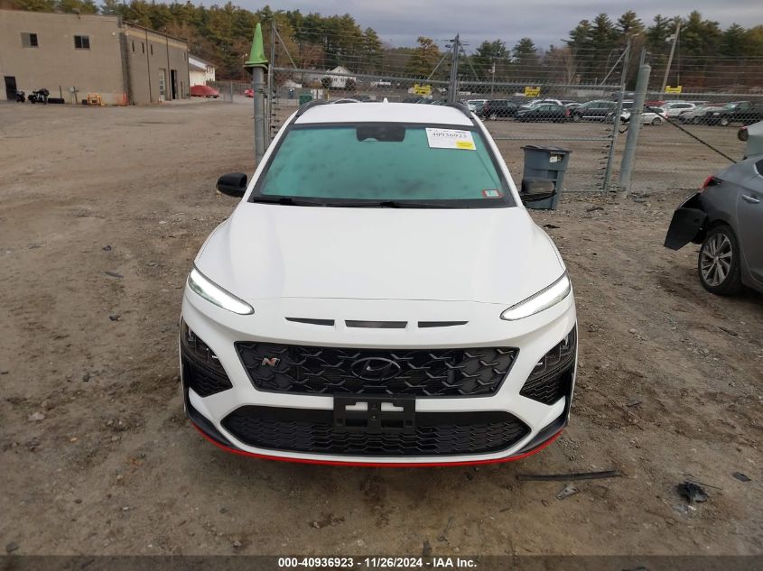 2022 Hyundai Kona N VIN: KM8KH3AC8NU002778 Lot: 40936923