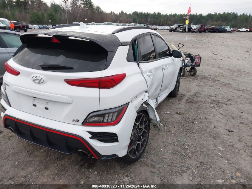 2022 Hyundai Kona N VIN: KM8KH3AC8NU002778 Lot: 40936923