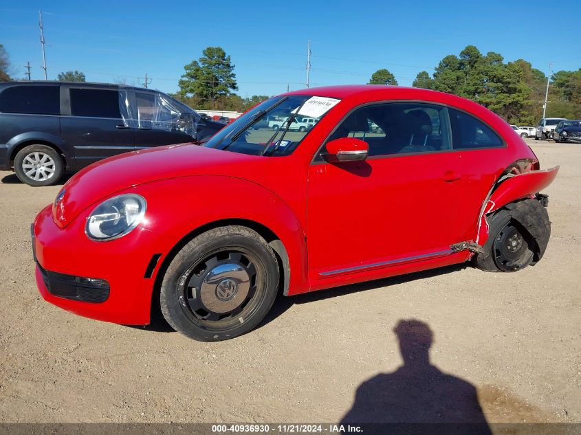 2012 Volkswagen Beetle 2.5L VIN: 3VWJX7AT1CM638225 Lot: 40936930