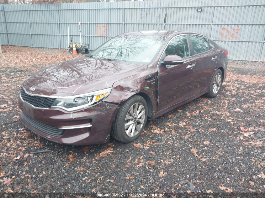 VIN 5XXGT4L34HG162064 2017 KIA Optima, LX no.2