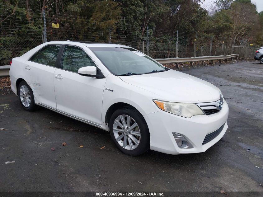 VIN 4T1BD1FK9DU090075 2013 Toyota Camry, Hybrid Xle no.1