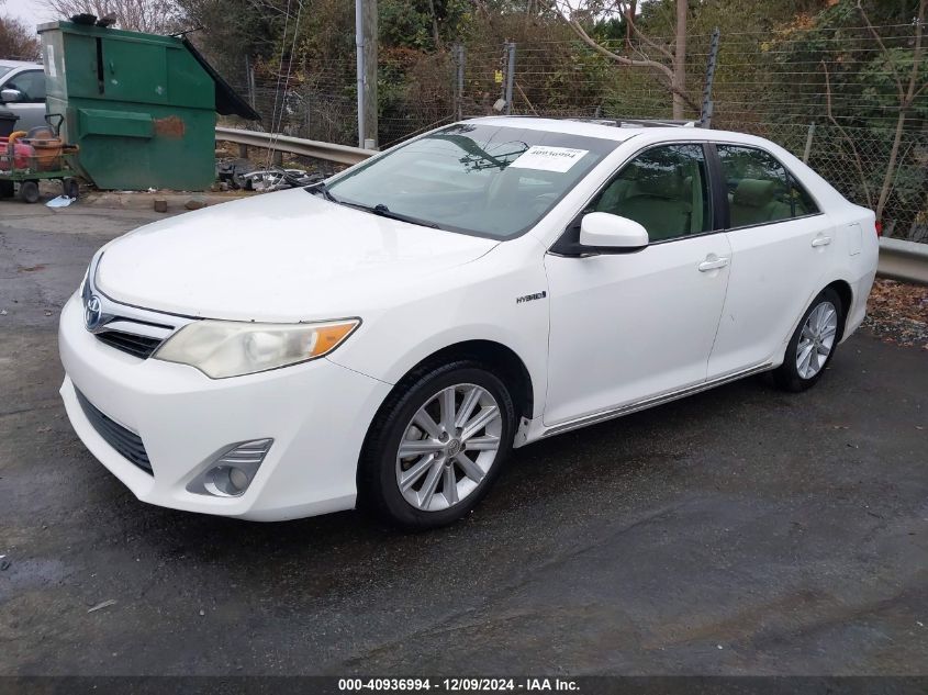 VIN 4T1BD1FK9DU090075 2013 Toyota Camry, Hybrid Xle no.2