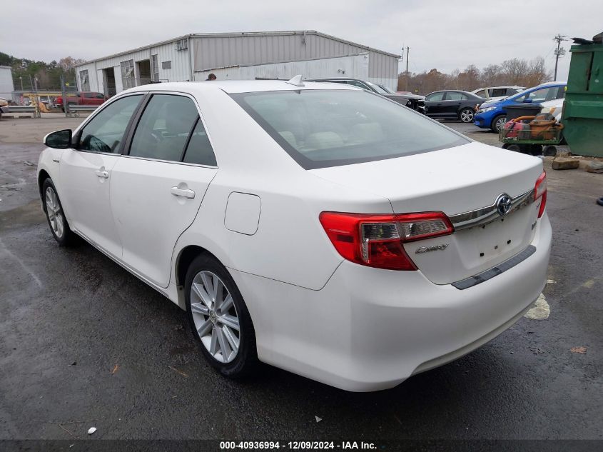 VIN 4T1BD1FK9DU090075 2013 Toyota Camry, Hybrid Xle no.3