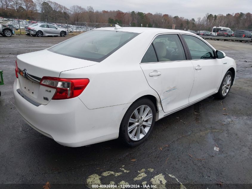 VIN 4T1BD1FK9DU090075 2013 Toyota Camry, Hybrid Xle no.4