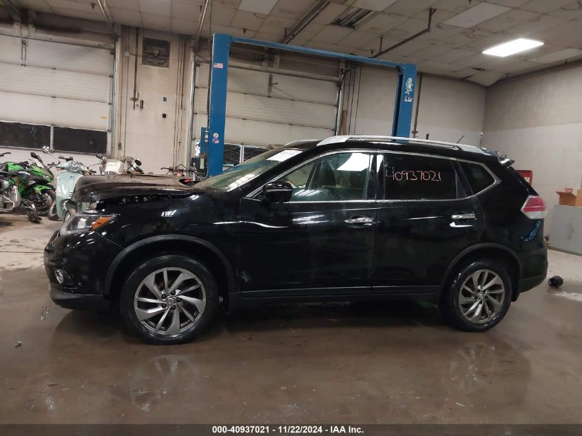 2014 Nissan Rogue Sl VIN: 5N1AT2MV3EC775827 Lot: 40937021