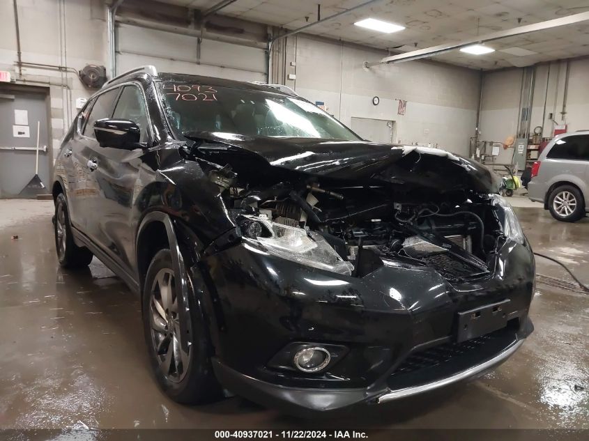 2014 Nissan Rogue Sl VIN: 5N1AT2MV3EC775827 Lot: 40937021