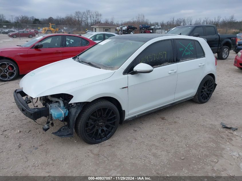 2015 VOLKSWAGEN GOLF TDI SEL 4-DOOR - 3VW2A7AU3FM045503