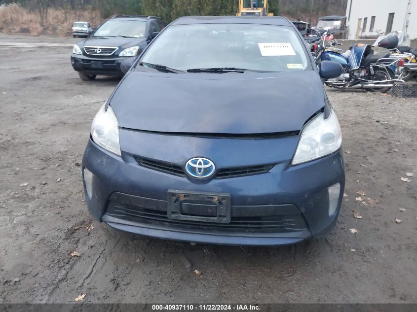 2012 Toyota Prius Four VIN: JTDKN3DU9C1494611 Lot: 40937110