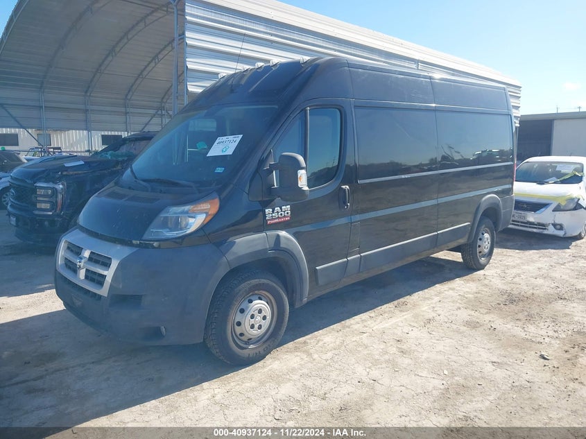 Vin: 3c6trvdg6ee107163, lot: 41426898, ram promaster 2500 high roof 20142