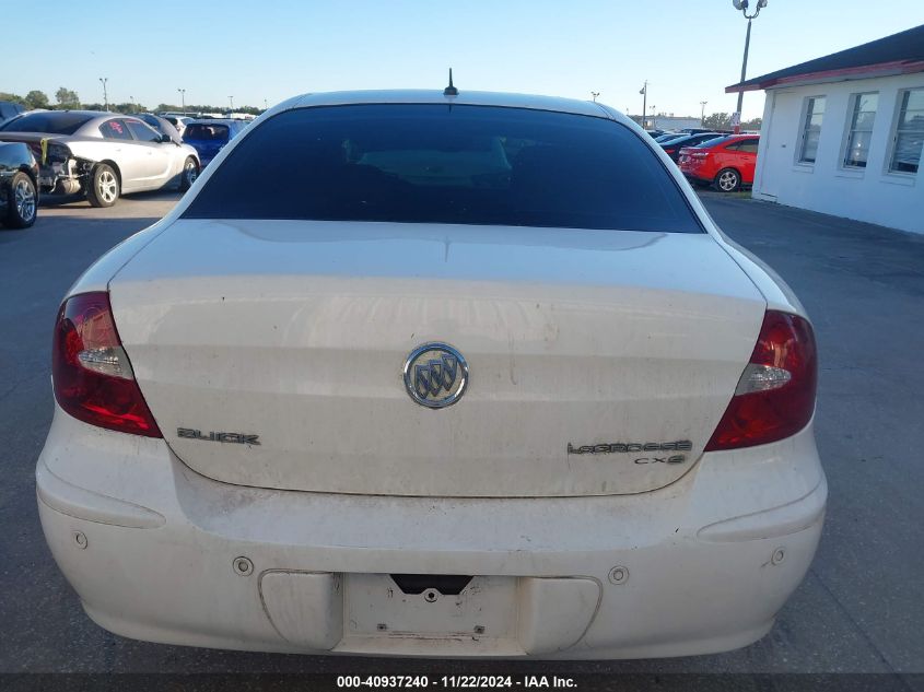 2006 Buick Lacrosse Cxs VIN: 2G4WE587661255321 Lot: 40937240